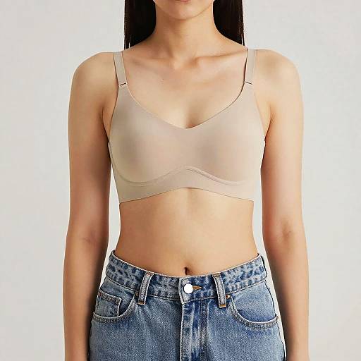 Casual Fashion Model Studio Portrait