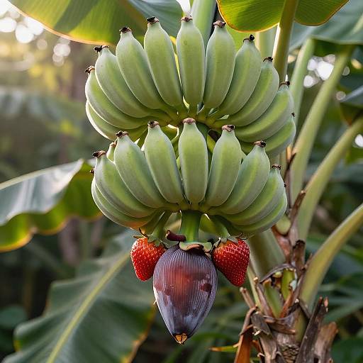 Banana Strawberry Hybrid Tropical Fruit