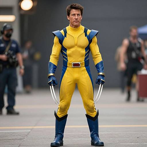 Tom Cruise in Wolverine Bodysuit