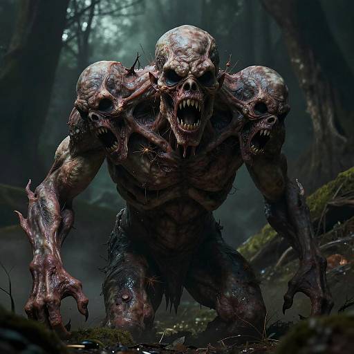 Viridian Monstrous Humanoid Colossus