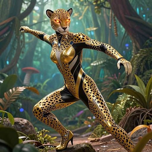 Futuristic Cheetara Costume Design