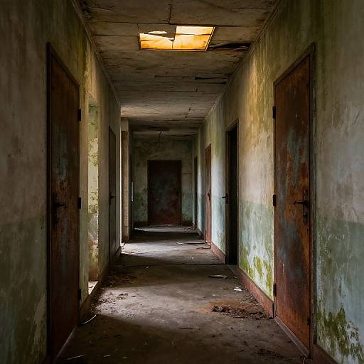 Haunting Abandoned Liminal Corridor