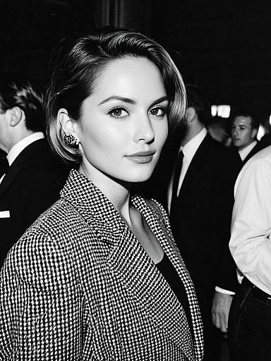 Candid Portrait of Woman in Designer Fashion