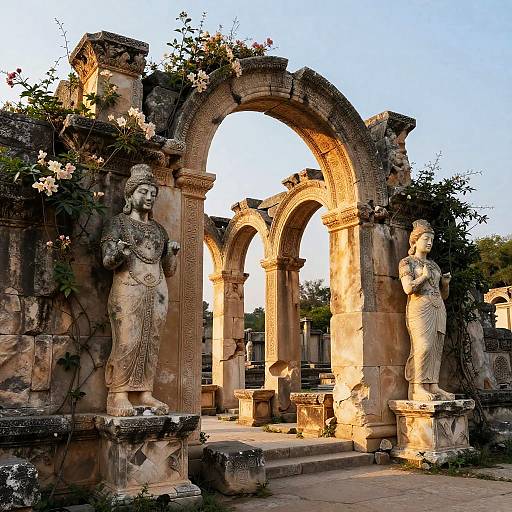 Ancient Saduraska Ruins in Nature