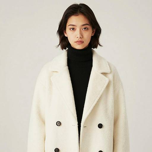 Chic Minimalist Winter Fashion Portrait