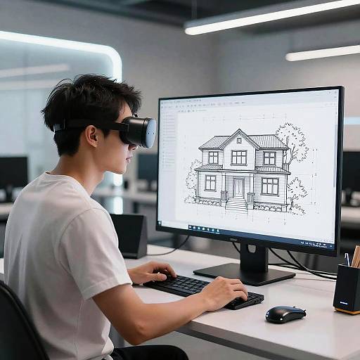 AR Blueprint Designer for Futuristic Homes