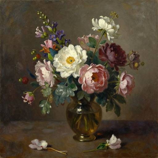 Floral Still Life Oil Painting