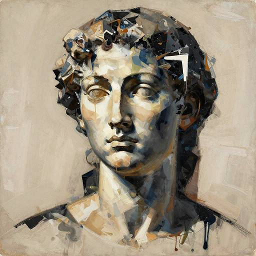 Abstract Female Face Concept Art