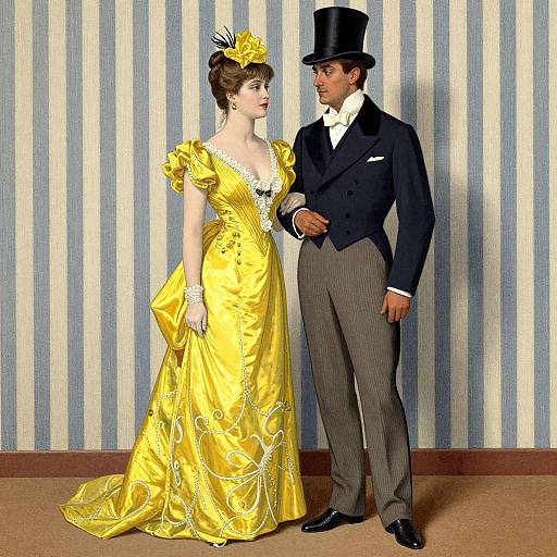 Vintage Early 20th-Century French Elegance