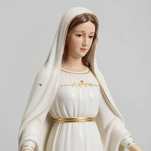 Close-Up of Mama Mary Statue