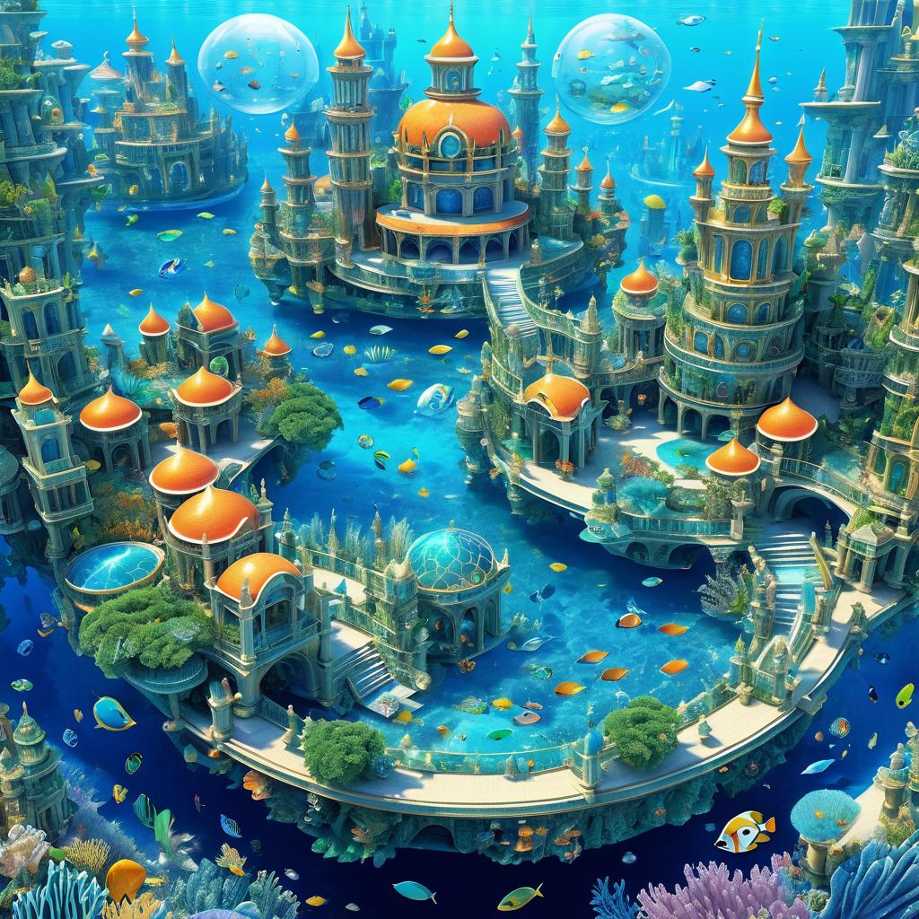 Majestic Underwater Kingdom in Detail