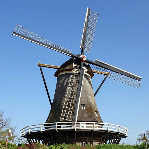 Scenic Windmill at Huis Ten Bosch