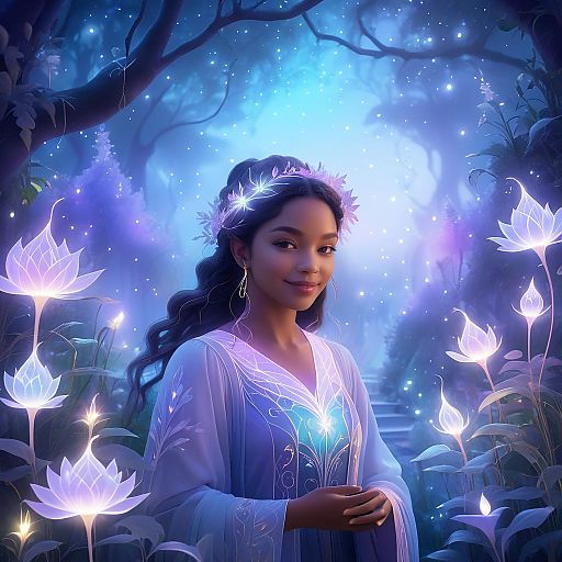 Mystical Hatterene in Twilight Garden Mystical Hatterene in Twilight Garden