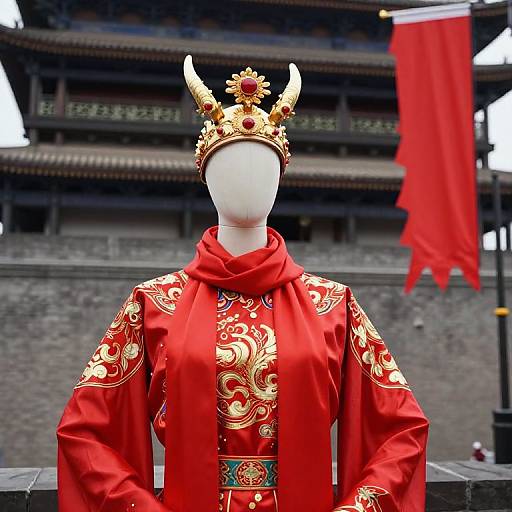 Mannequin in Traditional Chinese Attire