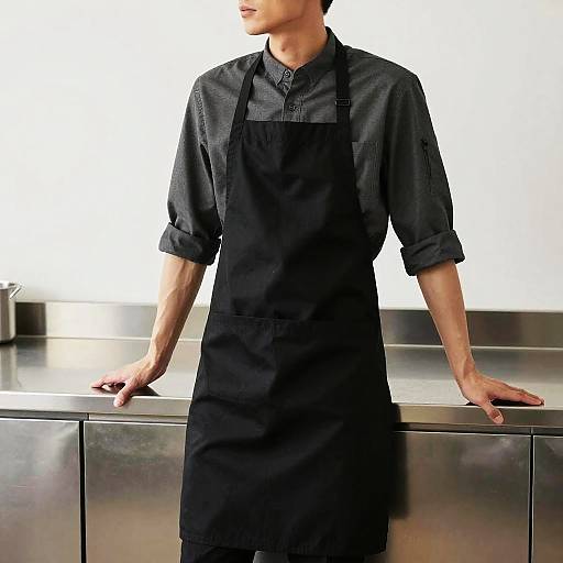 Elegant Male Chef in Contemporary Kitchen