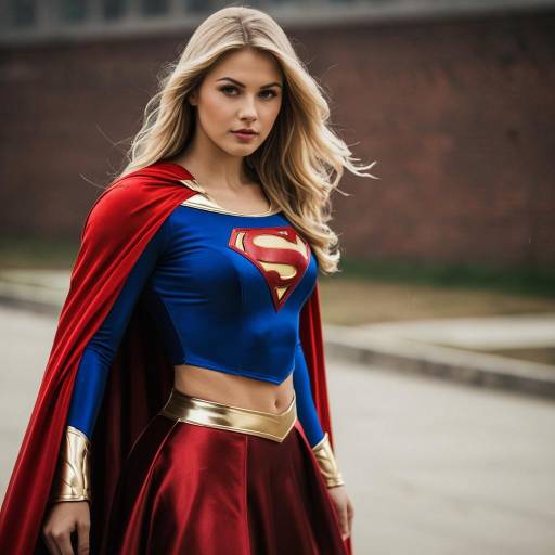 Supergirl Inspired Outfit Portrait