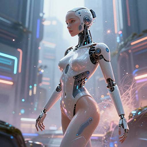 Futuristic Cybernetic Sensual Art