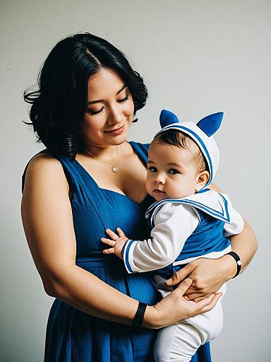 Man Dressed as Baby with Mother Costume