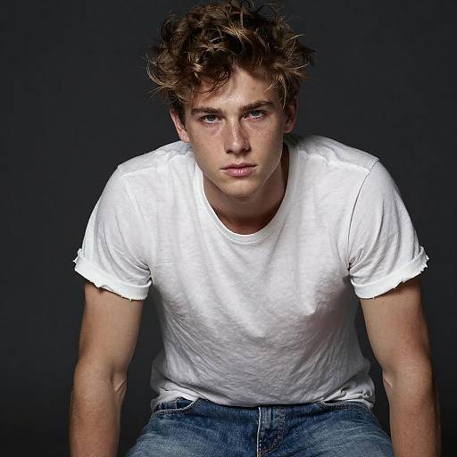 Intense Young Man Portrait