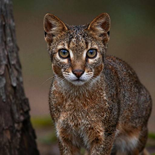 Close-Up Tusuncat Portrait