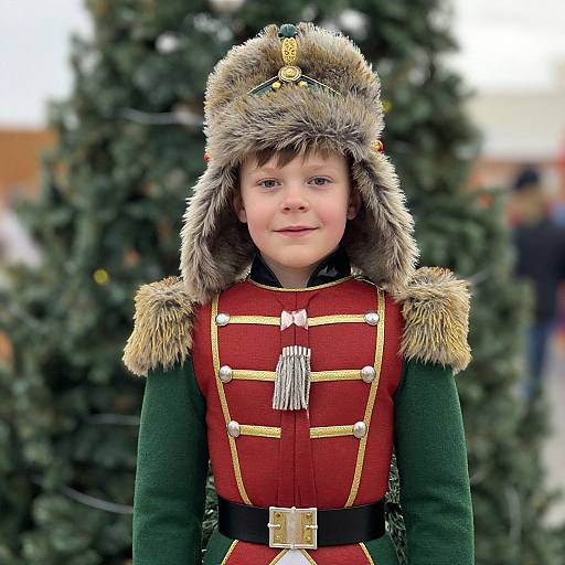 Christmas Soldier Costume Portrait