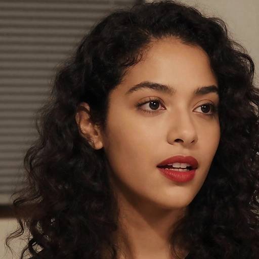 Close-Up Portrait of a Stylish Woman