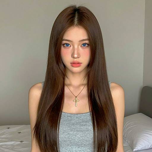 Portrait of a Young Woman with Style