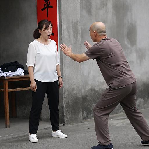 Unexpected Encounter on Urban Streets