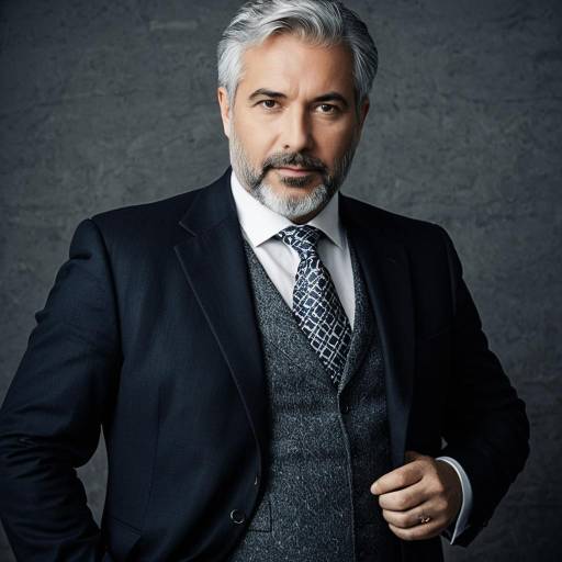 Distinguished Middle-aged Man in Tailored Suit