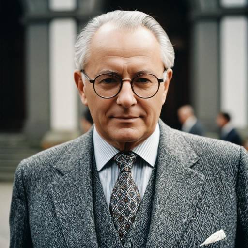 Dignified Man in Classic Grey Suit