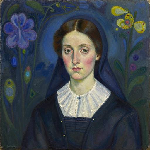 Florence Nightingale in Chagall Style