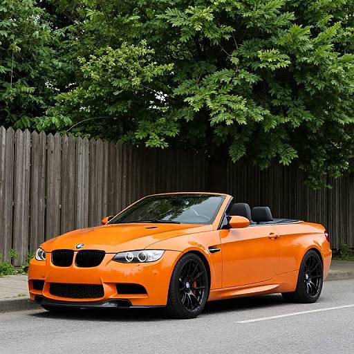 Vibrant Orange Manhart BMW M3 Convertible