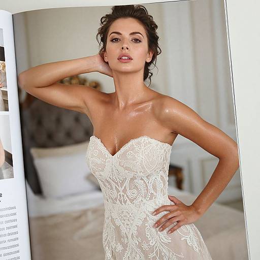 Elegant Bridal Portrait in Magazine Style