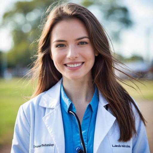 Smiling Female Doctor Outdoors