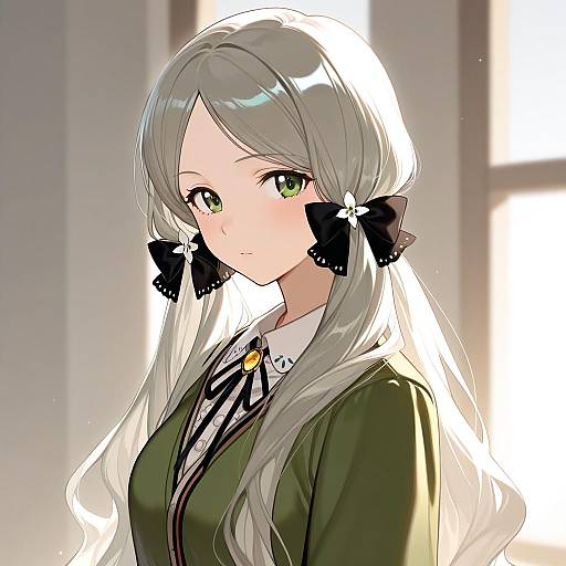 Illustration of Handa roco, idolmaster in the style of Eus ing