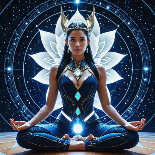 Stellar Valkyrie in Lotus Pose