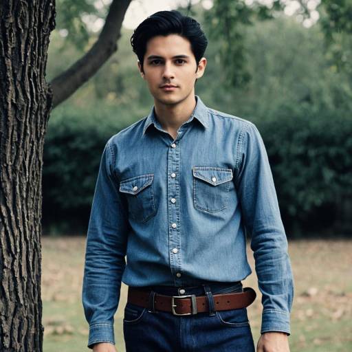 Realistic Grandad Collar Shirt Outfit