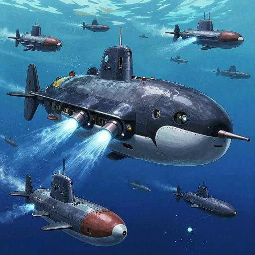 Robotic Leviathan vs High-Tech Submarines
