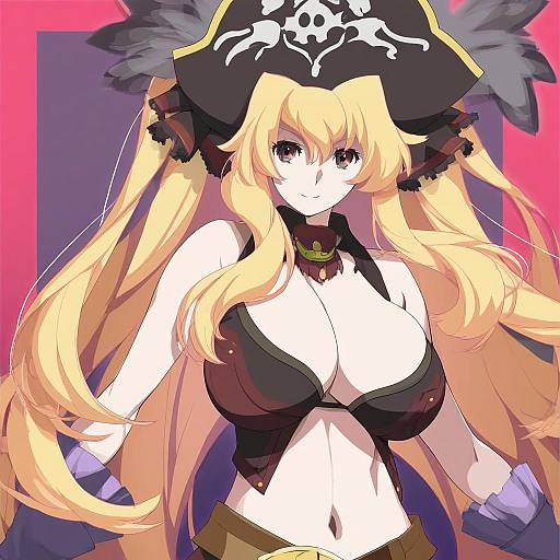 Illustration of Anne bonny (fate), fate (series) in the style of Ino (magloid)