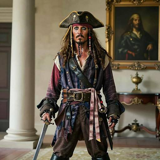 Rugged Pirate in Grand Room
