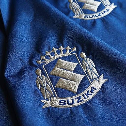 Suzuki Family Crest on Silk Kimono