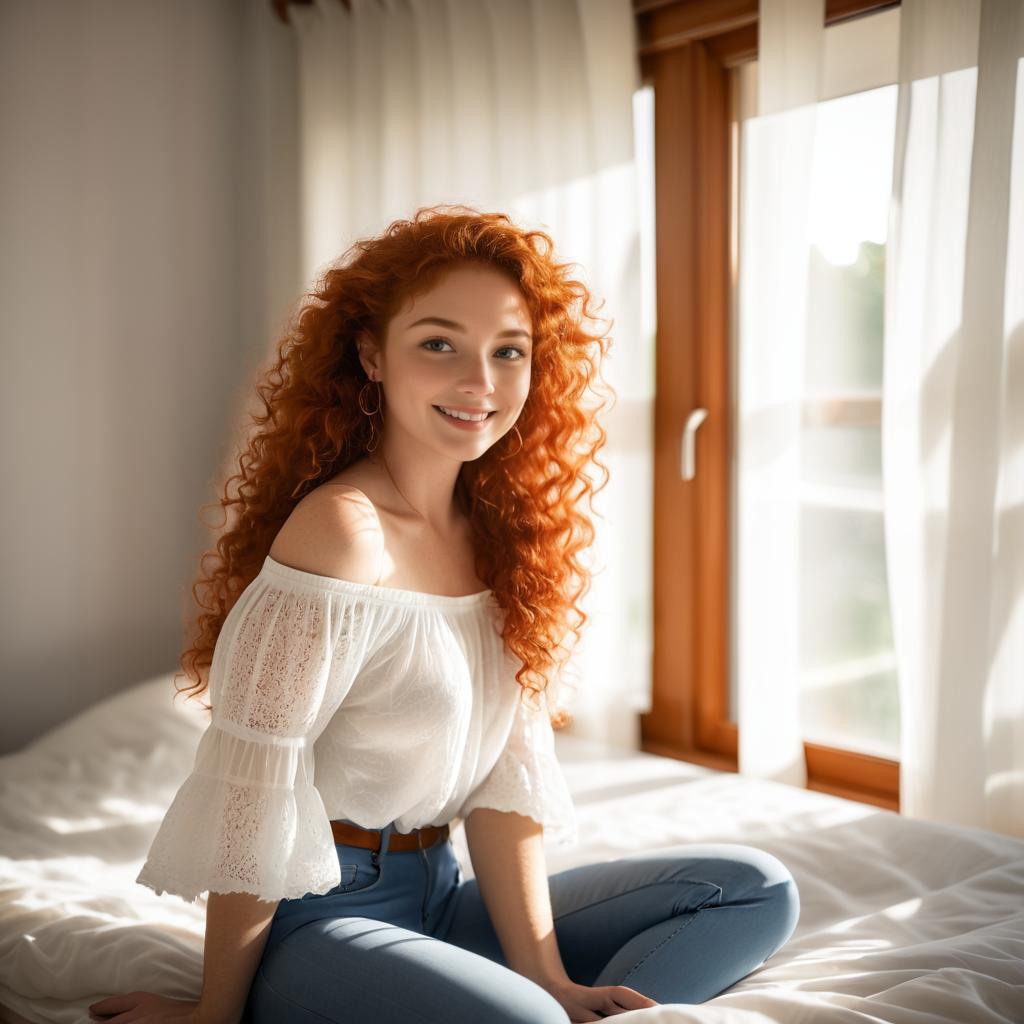 Radiant Portrait of a Young Woman