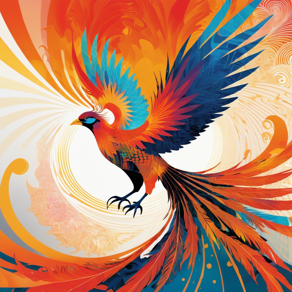 Majestic Phoenix: A Fiery Dreamscape