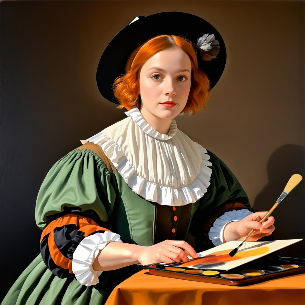 Female Artist Inspired by Dutch Golden Age