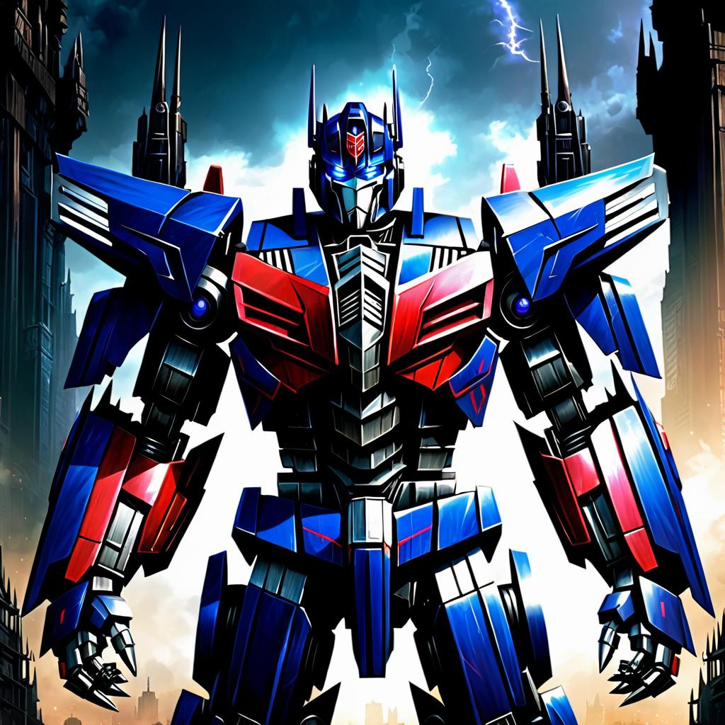 Gothic Optimus Prime: A Dark Transformation