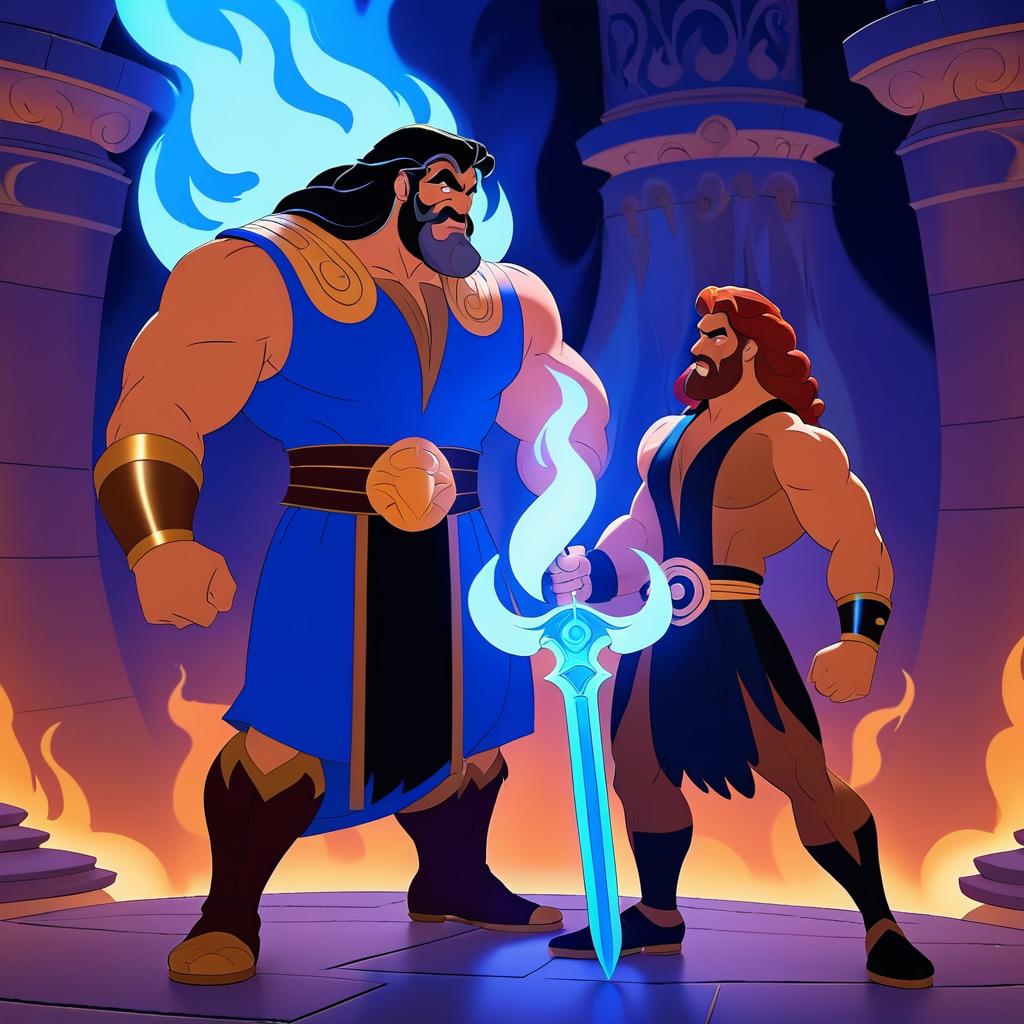 Epic Showdown: Hercules vs. Hades Showdown