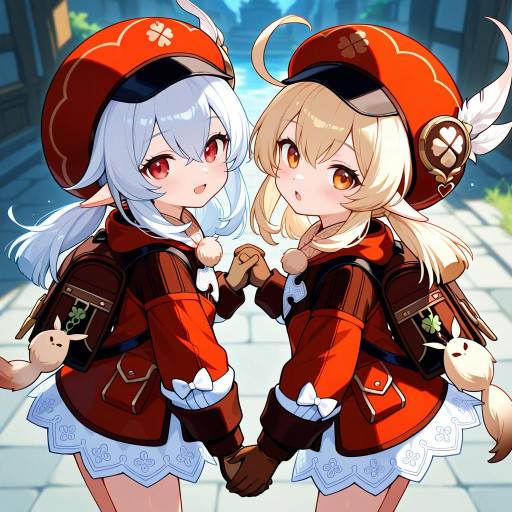 Genshin Impact Girls in Stylish Outfits