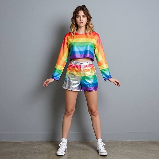 DIY Rainbow Brite Costume for Women