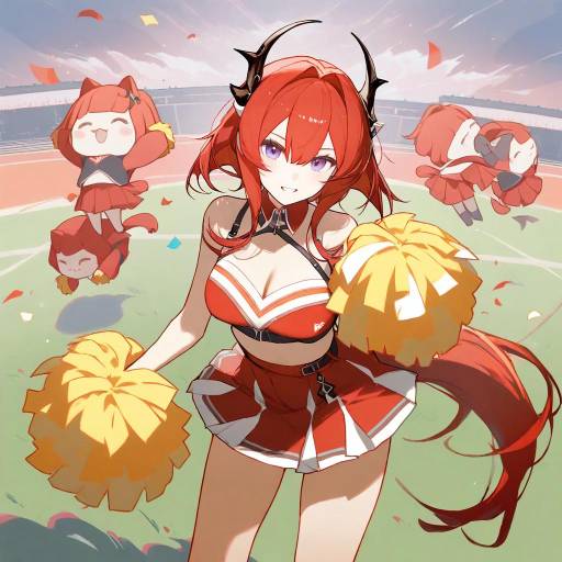 Cheerleader Surtr in Action
