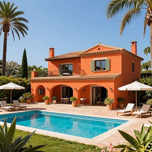 Sunny Mediterranean Villa with Pool